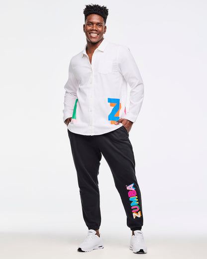 Zumba Multicolor Button Down