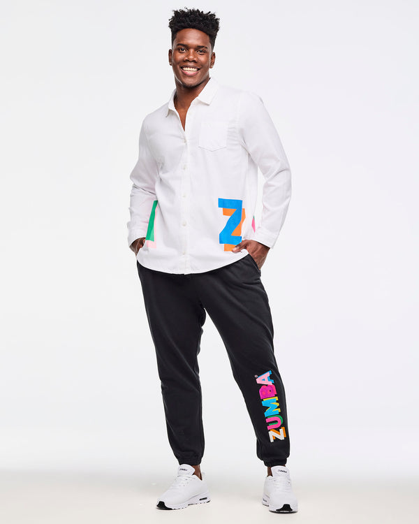 Zumba Multicolor Button Down