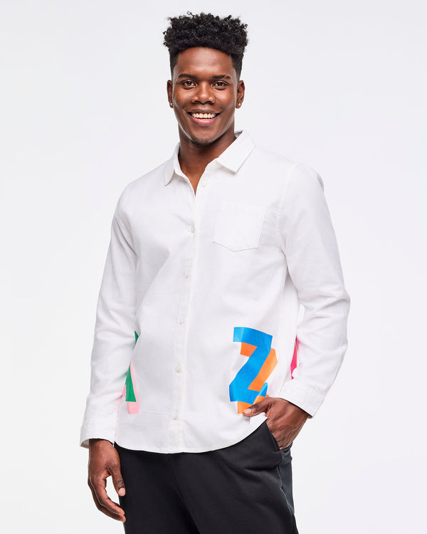 Zumba Multicolor Button Down