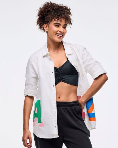 Zumba Multicolor Button Down