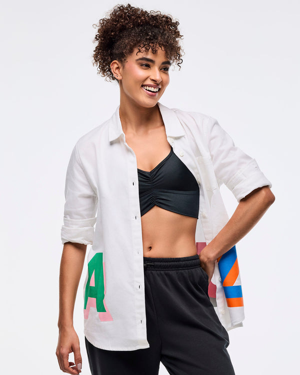 Zumba Multicolor Button Down
