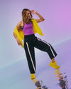Apres Zumba High Rise Crop Track Pants