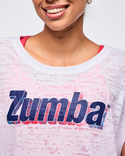 Apres Zumba Cap Sleeve Open Back Slouchy Top
