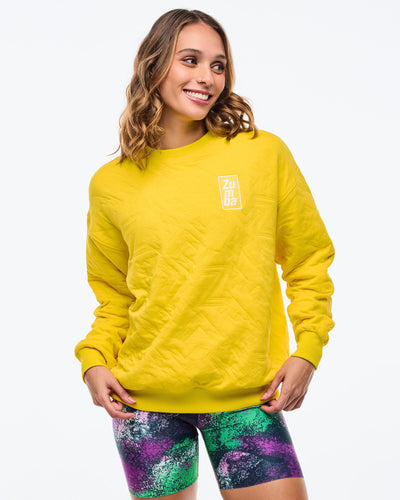 Apres Zumba Oversized Pullover Sweatshirt