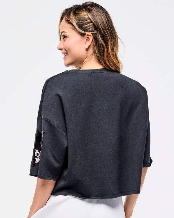Zumba Sparkle Boxy Crop Top