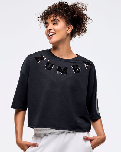 Zumba Sparkle Boxy Crop Top