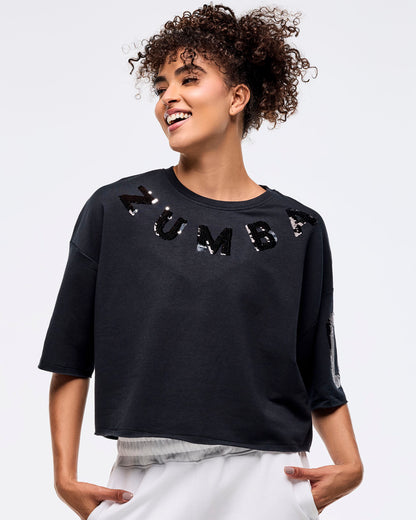 Zumba Sparkle Boxy Crop Top