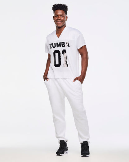Zumba Sparkle V-Neck Mesh Top