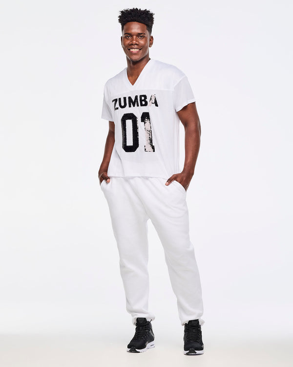 Zumba Sparkle V-Neck Mesh Top