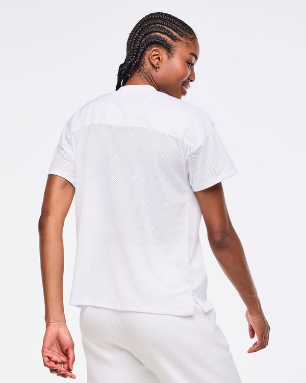 Zumba Sparkle V-Neck Mesh Top