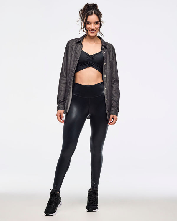 Zumba Sparkle Button Down