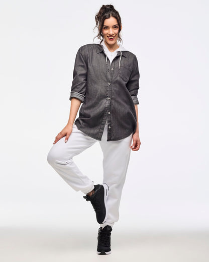 Zumba Sparkle Button Down