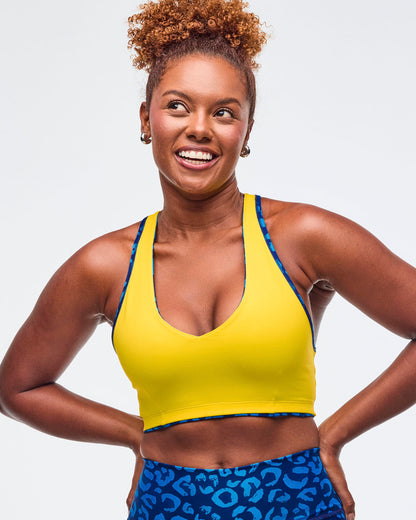 Sizzlin' Reversible Racerback V-Bra