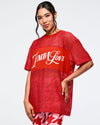 Zumba Amour Boxy Mesh Top