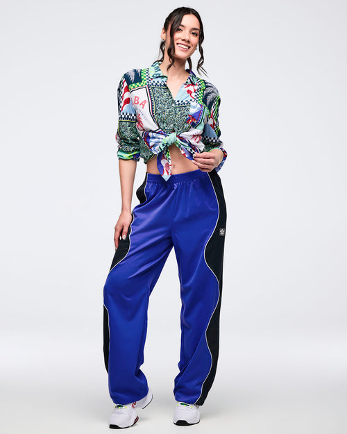 Latin Movement Long Sleeve Button Down