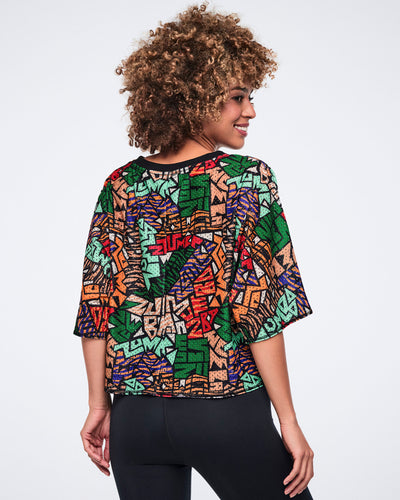 Wildbeat Boxy Dolman Crop Top
