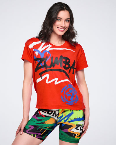 Pride High Low Crew Neck Top