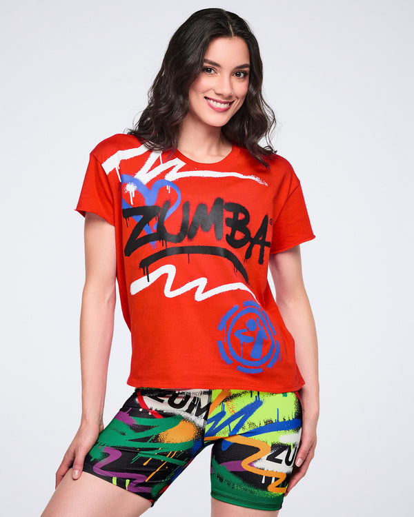 Pride High Low Crew Neck Top