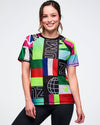 Worldwide Mesh Crew Neck Top