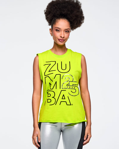 Zumba 25 Crew Neck Muscle Tank