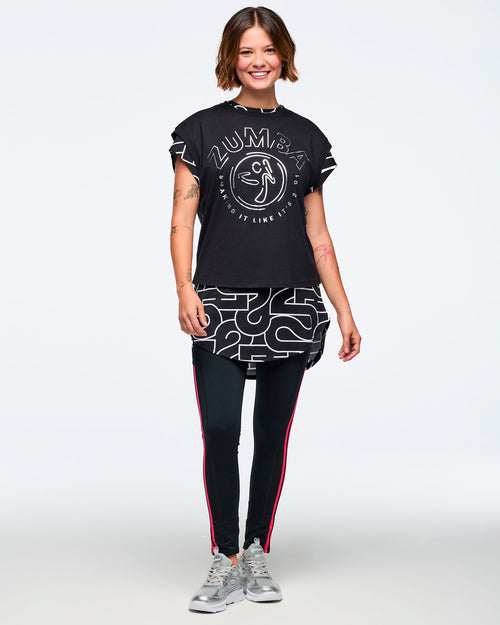 Zumba 25 High Rise Ankle Leggings