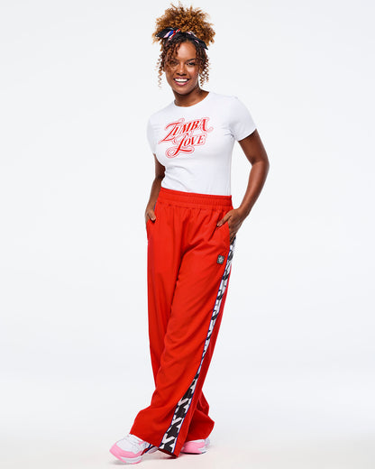 Wear It Out White # Zumba Amour Fitted Top