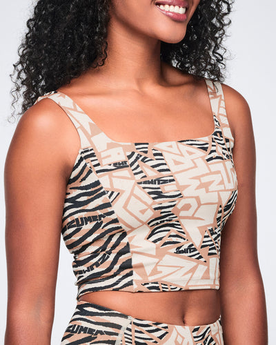 Wildbeat Z-Lift Crop Tank With Shelf Bra