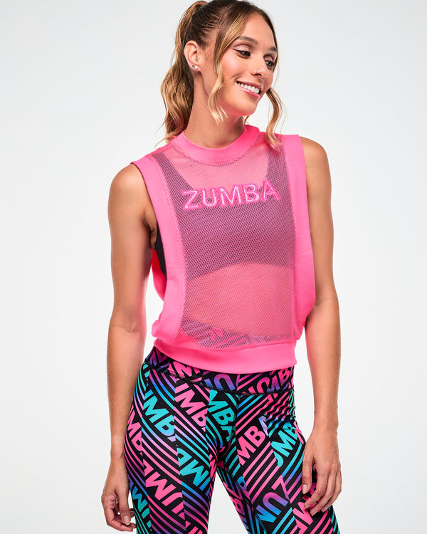 Electric Feel Mesh Tank