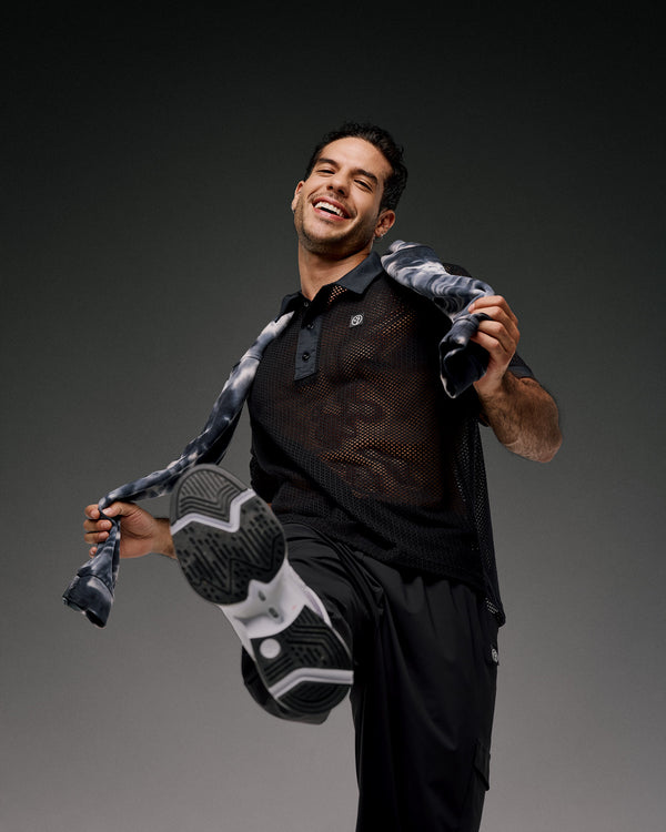 Zumba Basic Oversized Mesh Polo