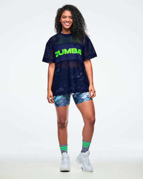 Jean Jamz High Waisted Biker Shorts
