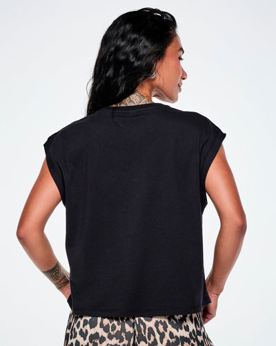 Rock 'n' Roll Extended Shoulder Loose Tank