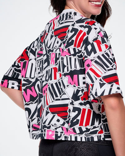 Rock 'n' Roll Oversized Boxy Crop Top