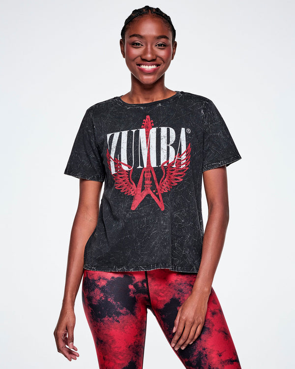 Rock 'n' Roll Loose Crew Neck Tee