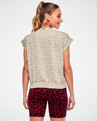 Zumba Modal Printed Sleeveless Sweatshirt