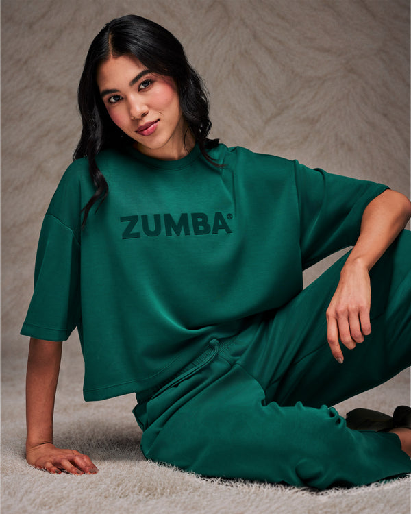 Zumba Modal Drop Shoulder Top