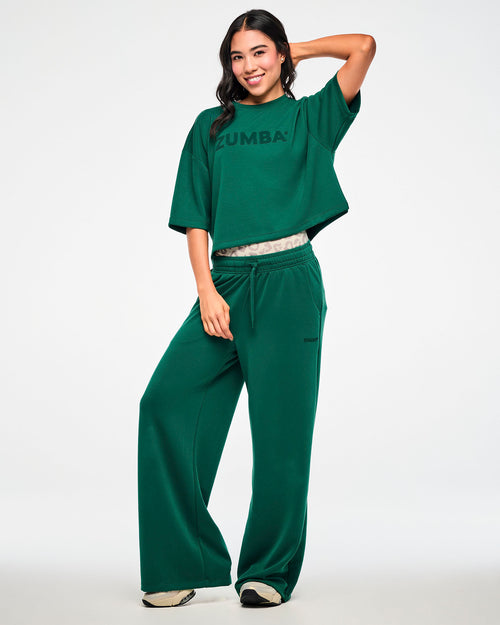 Zumba Modal Drop Shoulder Top