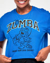 Zumba X The Smurfs Crew Neck Crop Top