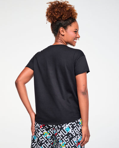 Zumba X The Smurfs Top With Round Hem