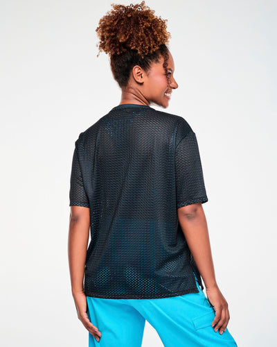 Zumba X The Smurfs Mesh Boxy Top