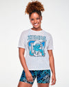 Zumba X The Smurfs Mesh Raglan Sleeve Top