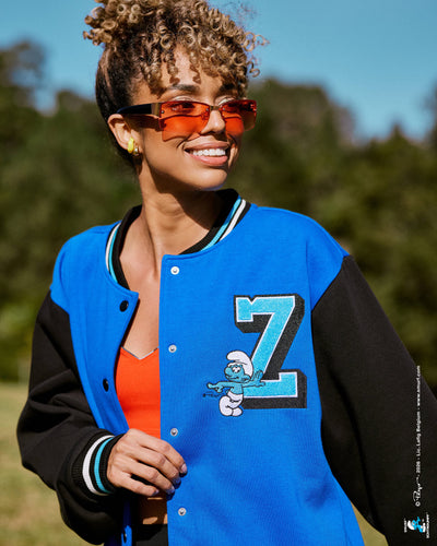 Zumba X The Smurfs Varsity Jacket