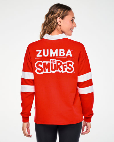 Zumba X The Smurfs Long Sleeve Polo