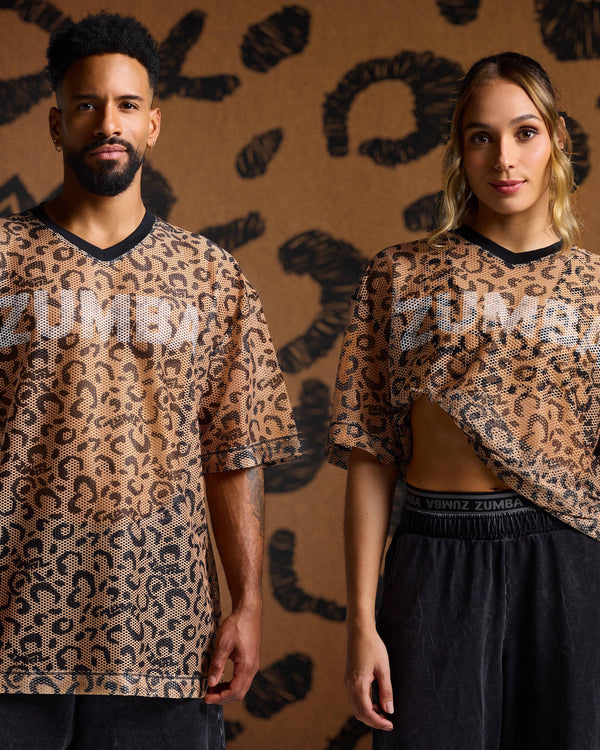 Zumba Wildbeat Oversized Mesh Top
