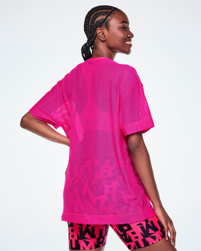 Ultrabright Mesh Boxy Top
