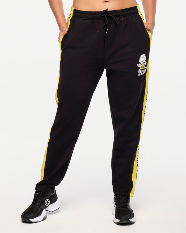 Zumba X Peanuts Men's Knit Jogger With Side Inserts