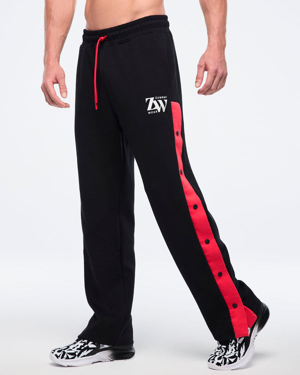 Zumba Haus Men's Knit Pants With Side Snaps