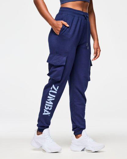 Blue Jean Men's Knit Denim Cargo Pants