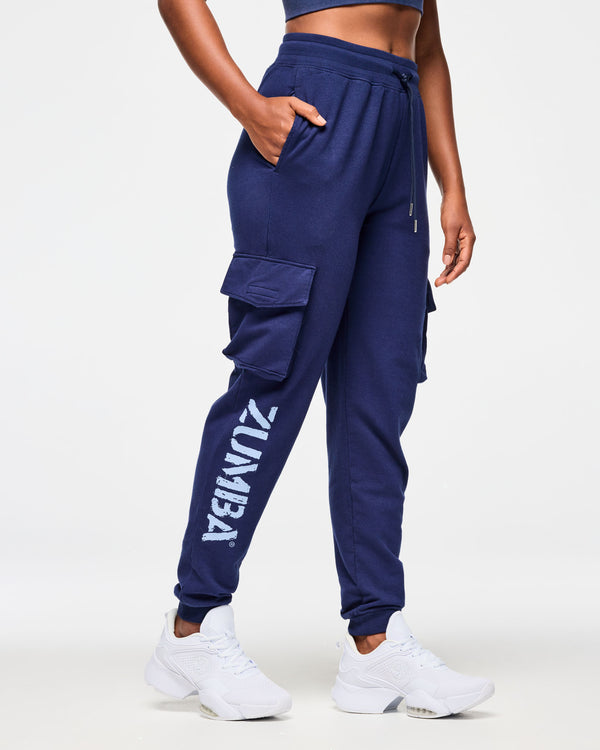 Blue Jean Men's Knit Denim Cargo Pants