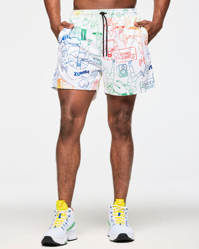 Zumba Men's Mesh Shorts