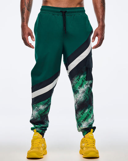 Apres Zumba Men's Woven Cargo Pants
